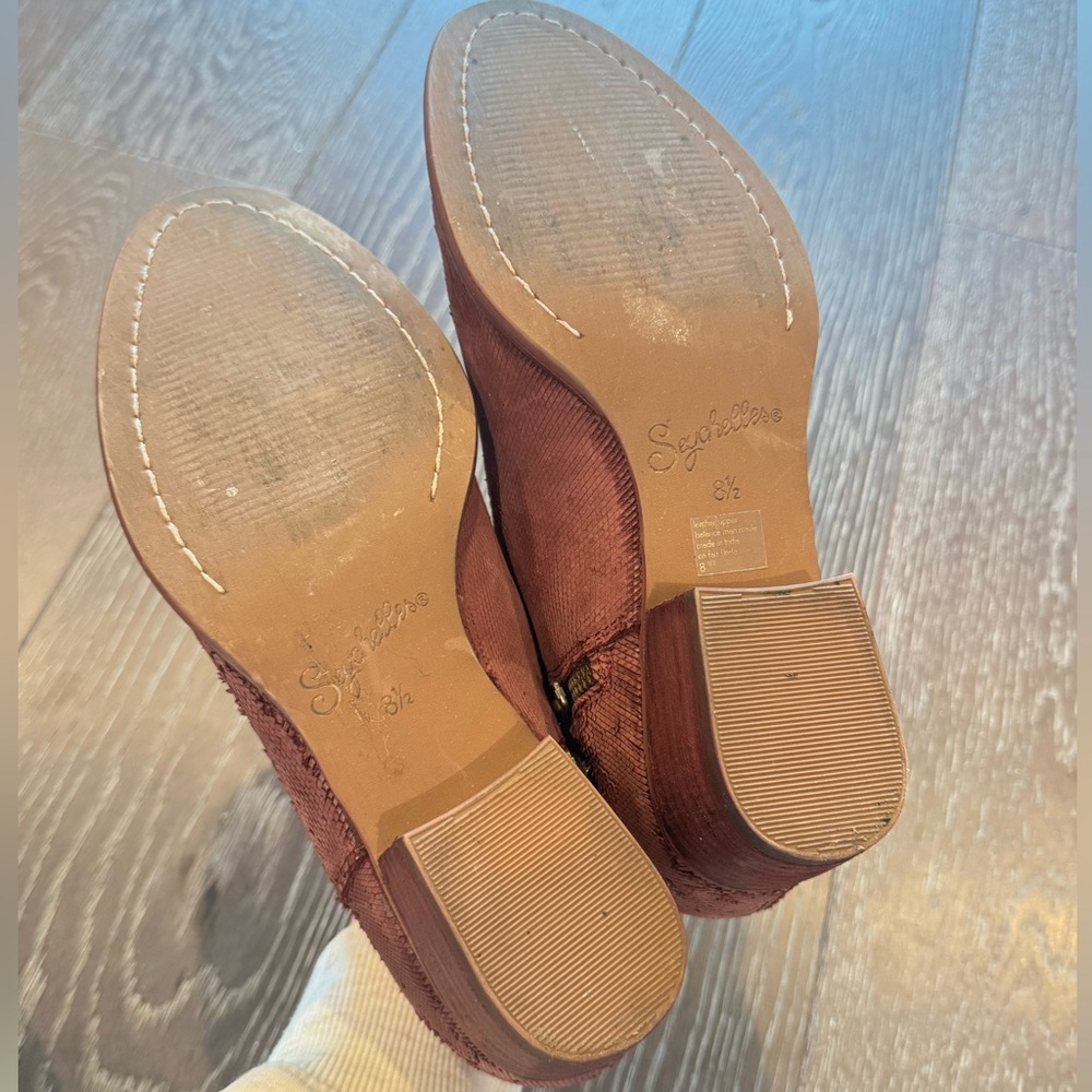 Seychelles Anthropologie Suede Snare Towel Ankle Boots - Picture 6 of 9